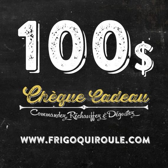 Chèque-cadeau  100$