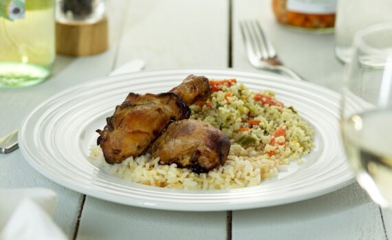 Pilons de poulet au miel et à la moutarde