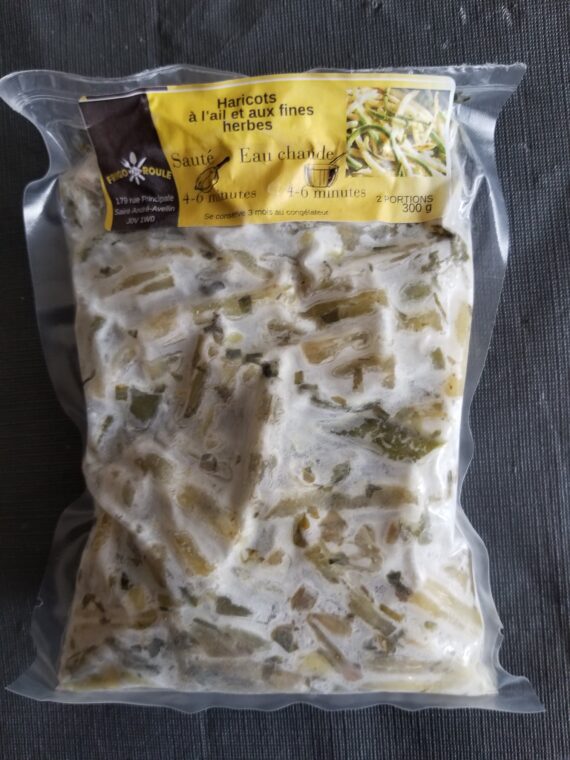Haricots à l'ail et aux fines herbes