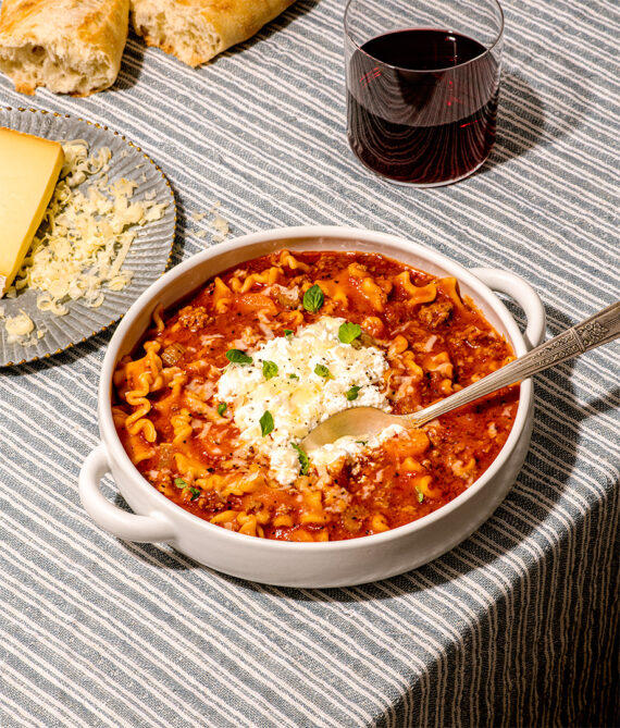 Soupe lasagne