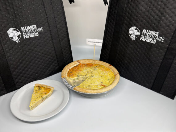 Quiche au jambon-format familial