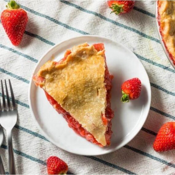 Tarte aux fraises-portion