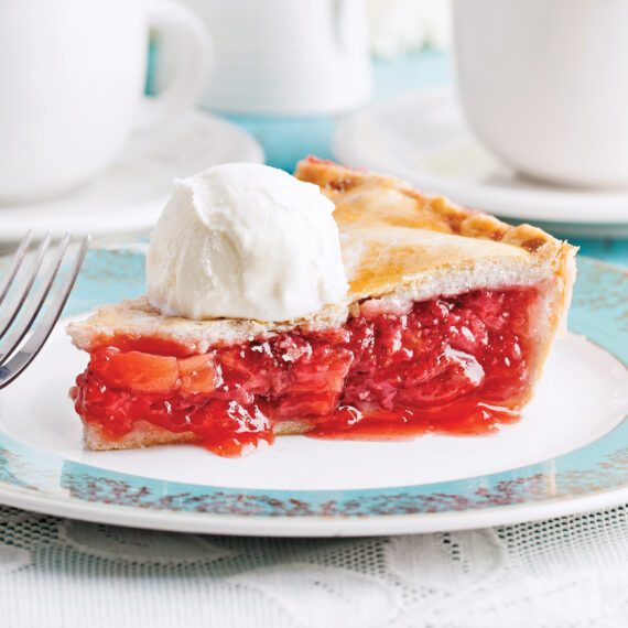 Tarte aux fraises et pommes - portion