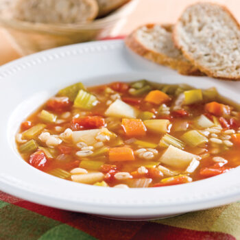 Soupe tomates et orge